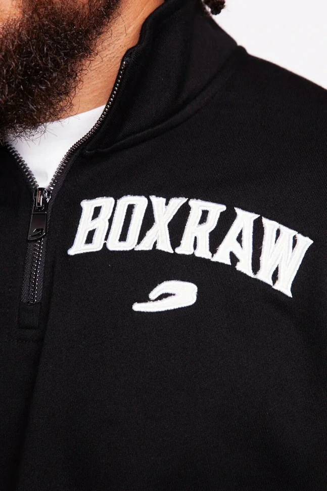 Свитшот BOXRAW East Street 1/4 Zip BXRW-U-ESQZ-Black