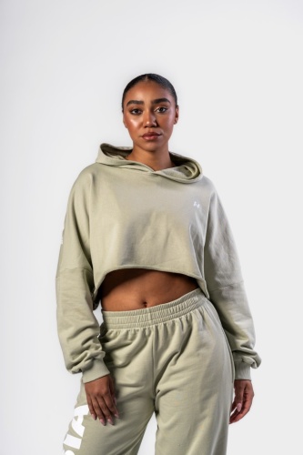 Толстовка Nebbia Oversized Hoodie OWN YOUR POWER 433 Green