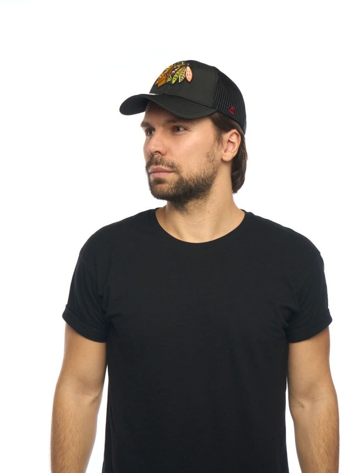 Бейсболка ATRIBUTIKA&CLUB Chicago Blackhawks, черн. 31713