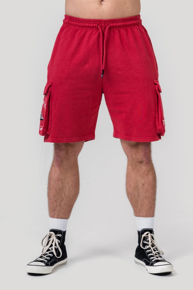 Шорты Nebbia Washed Loose Fit Cargo Shorts LEGACY 787 Red