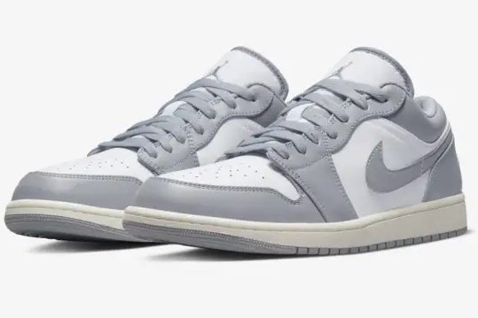 Кроссовки Nike Air Jordan 1 Low Vintage Stealth Grey Men's 553558-053