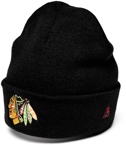 Шапка ATRIBUTIKA & CLUB Chicago Blackhawks, черн. 59001 (55-58)