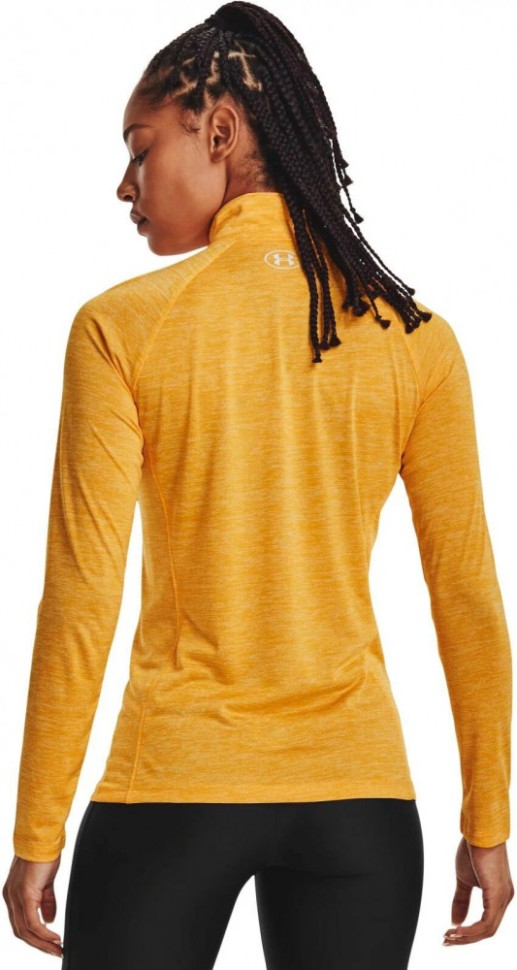 Толстовка Under Armour UA Tech 1/2 Zip - Twist-Orange 1320128-782