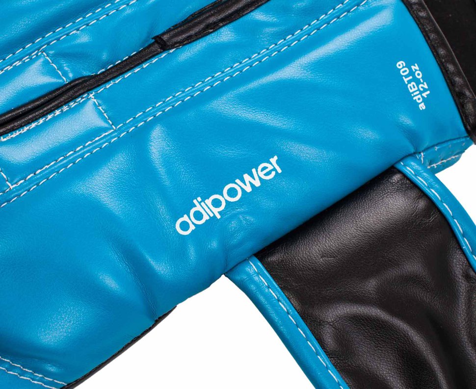 Перчатки боксерские Power Protection черно-синие adiBT09