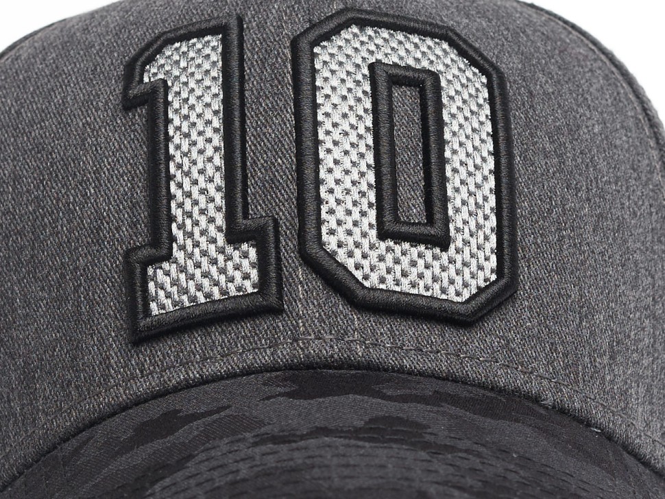 Бейсболка ATRIBUTIKA&CLUB КХЛ №10, черн.-сер. 207304