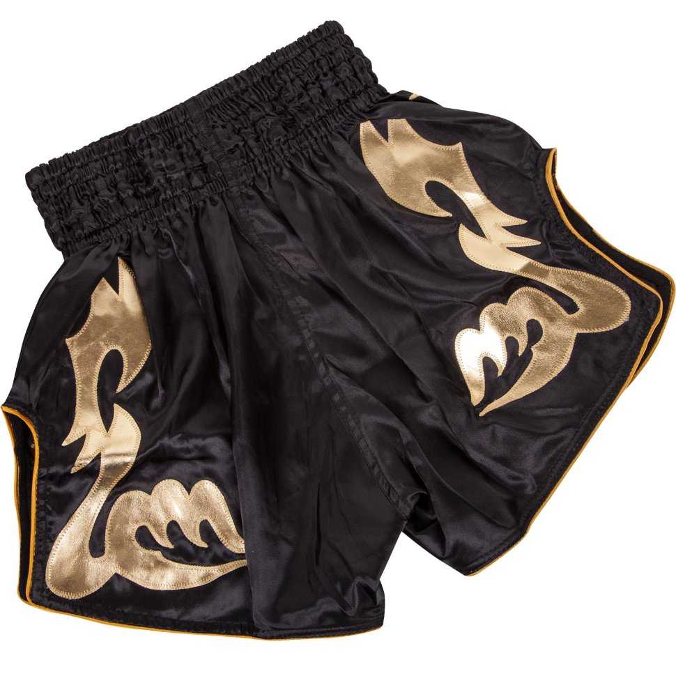 Шорты тайские Venum Bangkok Inferno Black/Gold 107621