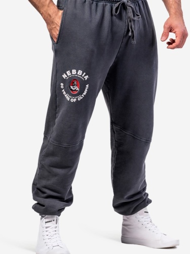 Брюки Nebbia Washed Sweat Joggers LEGEND 795 Black
