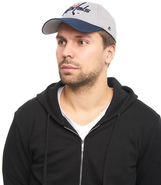 Бейсболка ATRIBUTIKA & CLUB Washington Capitals, серо-черн. 31026