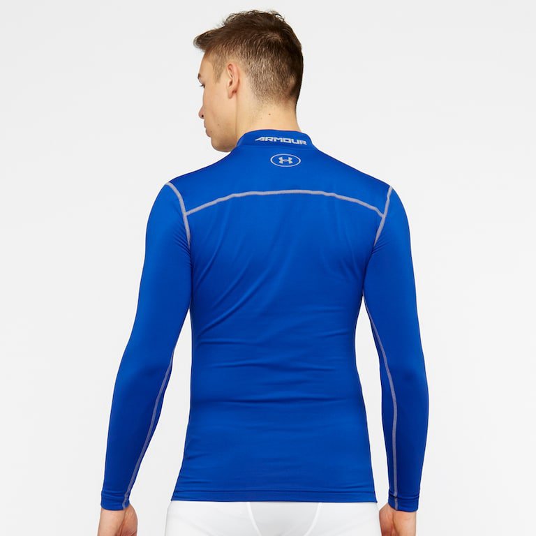 Термобелье футболка с длинным рукавом Under Armour ColdGear ® Armour Compression Mock LS 1265648-400