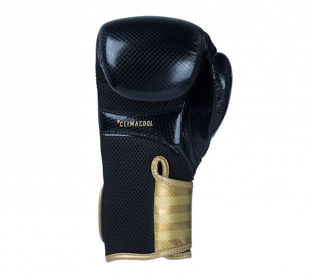 Перчатки боксерские Adidas Hybrid 65 adiH65черно-золотые