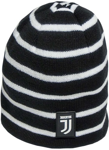 Шапка ATRIBUTIKA & CLUB FC Juventus, черн.-бел. 37214 (52-54)