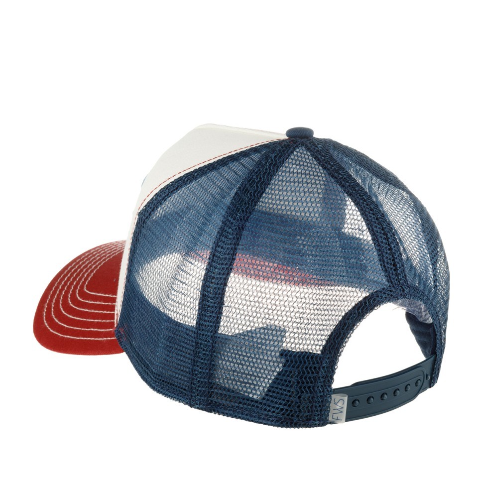Бейсболка FWS 7761176 TRUCKER CAP BOXING BARN (красный белый) 72-106-74-00