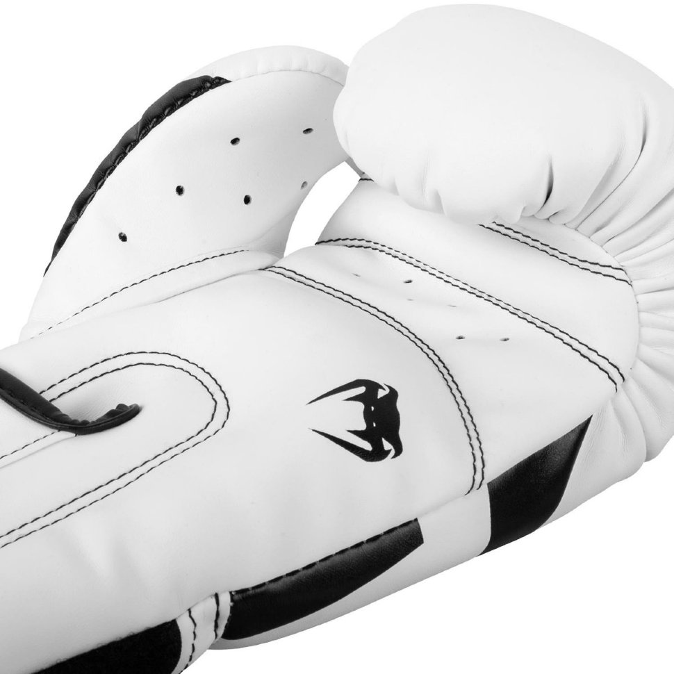 Перчатки боксерские Venum Elite White/Black 00327