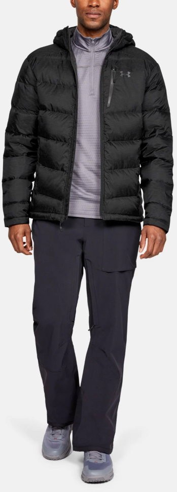 Куртка Under Armour Down Sweater Hooded- WARM Black / Black / Charcoal 1323834-001