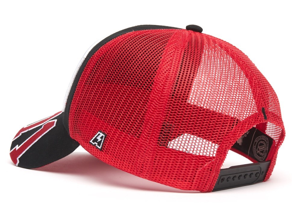 Бейсболка ATRIBUTIKA & CLUB Detroit Red Wings №71, черн.-красн. 31458