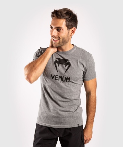 Футболка Venum Classic T-Shirt - Heather Grey Ven03526-033 (L)