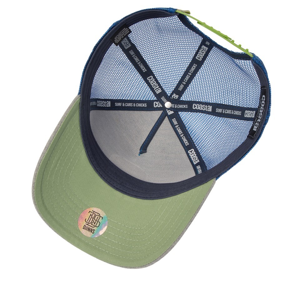 Бейсболка COASTAL HFT Coffee To Ride (голубой светло-серый) 50-245-26-00