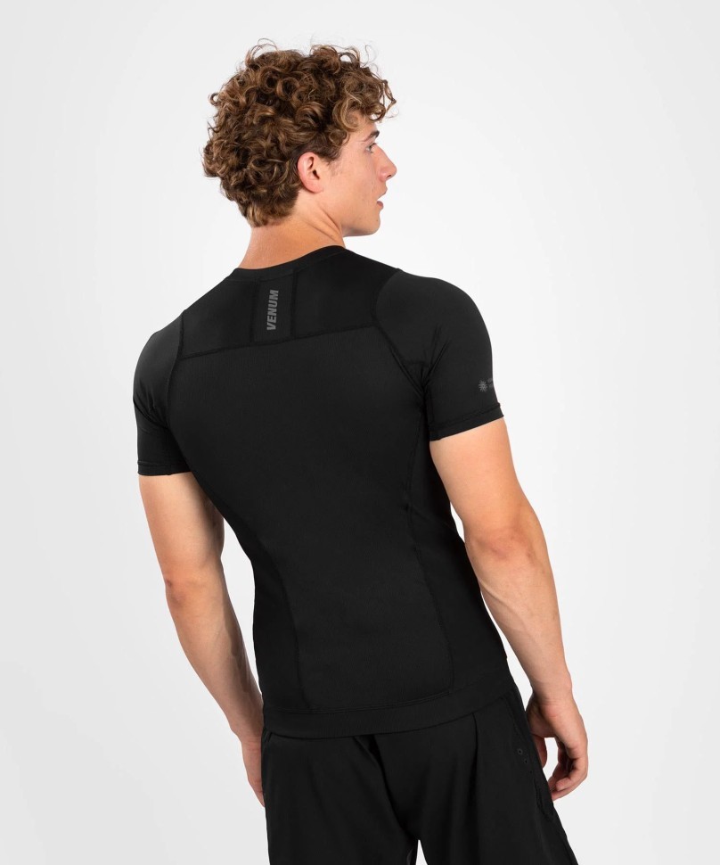 Футболка Venum G-Fit Air Rashguard Shortsleeve - Black VEN05007-001