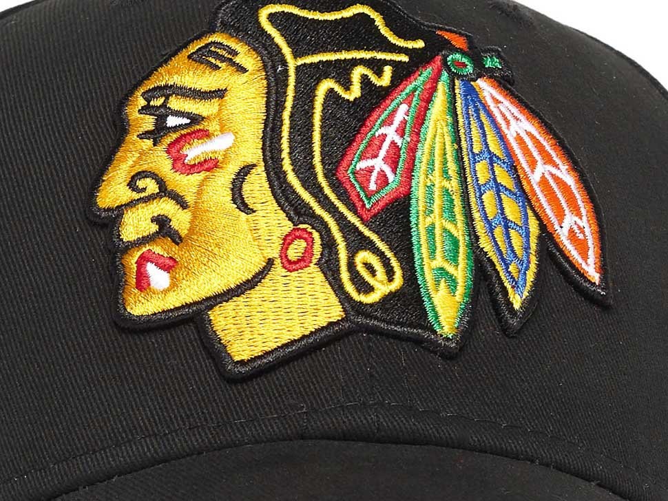 Бейсболка ATRIBUTIKA & CLUB Chicago Blackhawks, черн. 31006