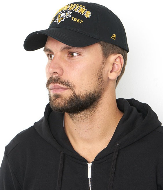 Бейсболка ATRIBUTIKA & CLUB Pittsburgh Penguins, черн. 29024
