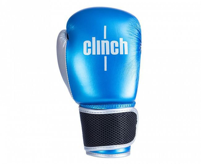 Перчатки боксерские Clinch Kids C127сине-серебристые