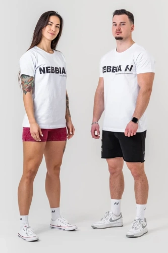 Футболка Nebbia GYM ESSENTIALS 380 White (L)