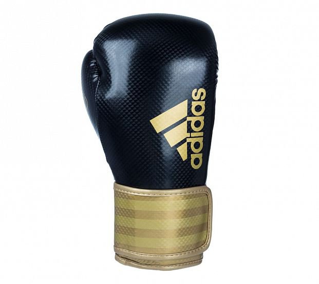 Перчатки боксерские Adidas Hybrid 65 adiH65черно-золотые