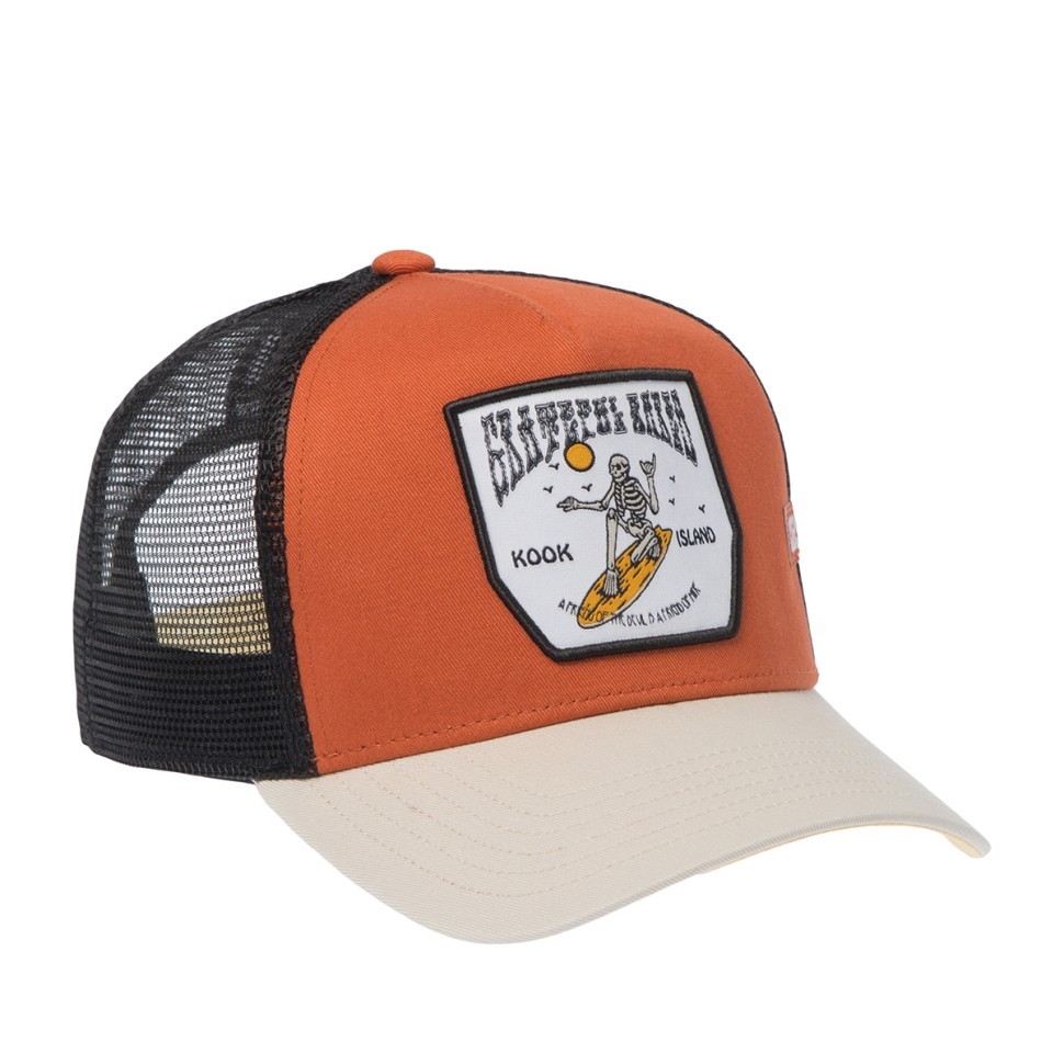 Бейсболка COASTAL HFT Grateful Shred (оранжевый кремовый) 50-249-68-00