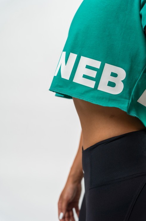 Футболка Nebbia Oversized Crop Top POWERHOUSE 279 Green