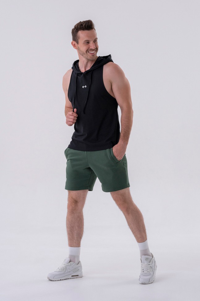 Шорты Nebbia Relaxed-fit Shorts with Side Pockets 319 D.green