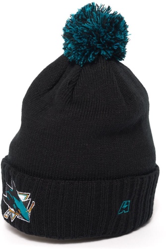 Шапка ATRIBUTIKA & CLUB San Jose Sharks, черн. 59045