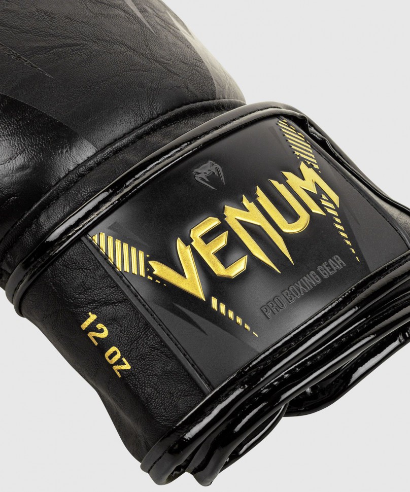 Перчатки боксерские Venum Impact Gold/Black 03284