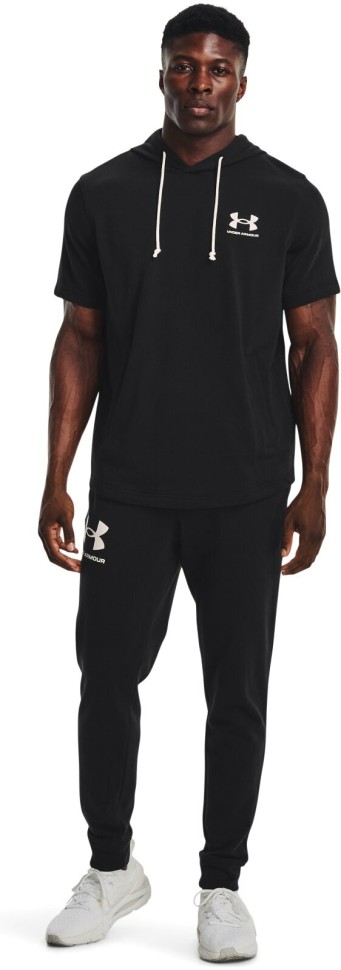 Толстовка Under Armour с коротким рукавом UA Rival Terry LC SS HD 1370396-001