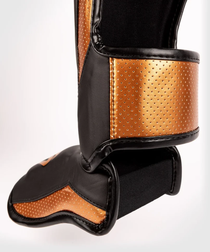 Щитки для ног Venum Elite Evo Shinguards - Black/Bronze ven04261-137