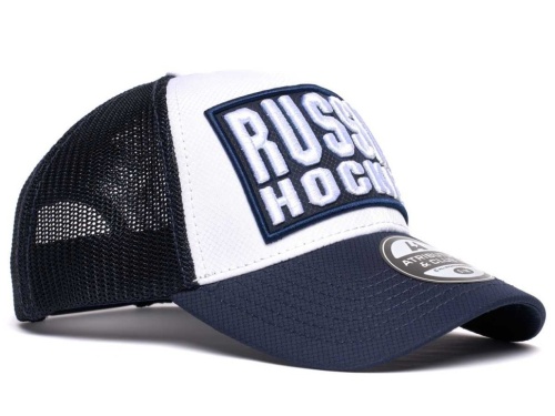 Бейсболка ATRIBUTIKA & CLUB Россия, бел.-т.син. 10365