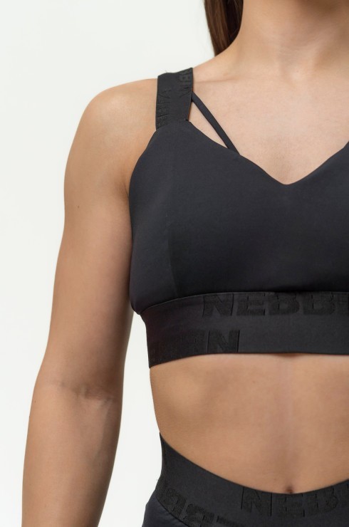 Топ NEBBIA 844 Women's Padded Sports Bra INTENSE Iconic Black
