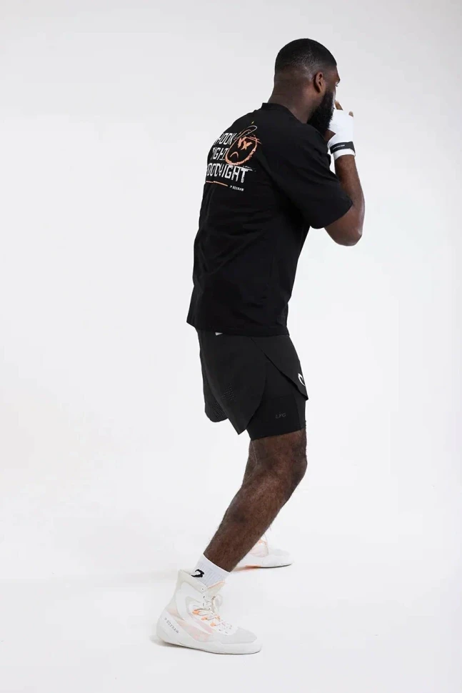 Футболка BOXRAW Hook Right Goodnight Oversized BXRW-U-HRGT-Black