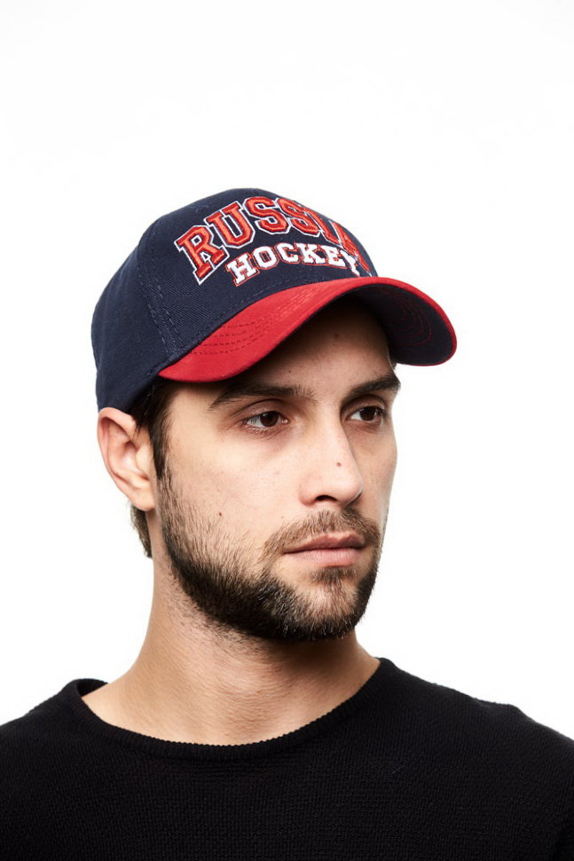Бейсболка ATRIBUTIKA & CLUB Россия, син.-красн. 10161