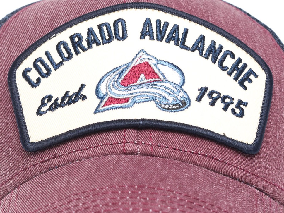 Бейсболка ATRIBUTIKA & CLUB Colorado Avalanche, бордо.-син. 31149