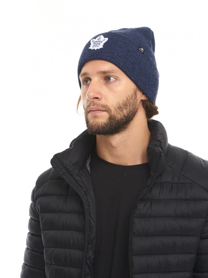 Шапка ATRIBUTIKA & CLUB Toronto Maple Leafs, син.меланж 59337