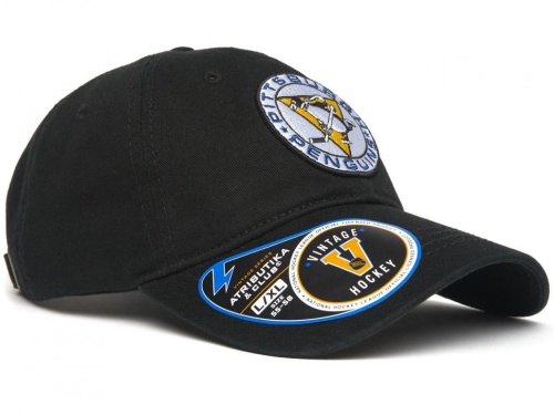 Бейсболка ATRIBUTIKA & CLUB Pittsburgh Penguins, черн. 31693