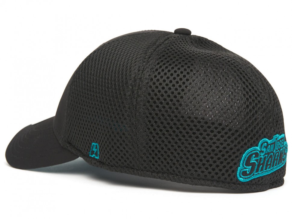 Бейсболка ATRIBUTIKA & CLUB San Jose Sharks, черн.-бирюз. 31550