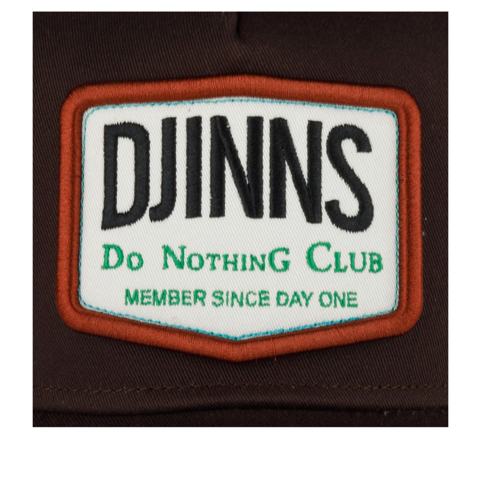 Бейсболка DJINNS HFT Nothing Club 2 HeatDye (темно-коричневый) 50-234-91-00