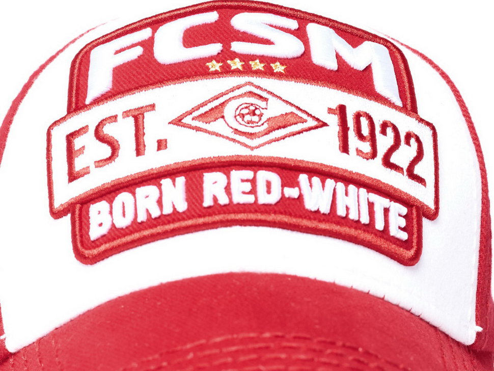 Бейсболка ATRIBUTIKA & CLUB ФК Спартак, красн.-бел. 120249