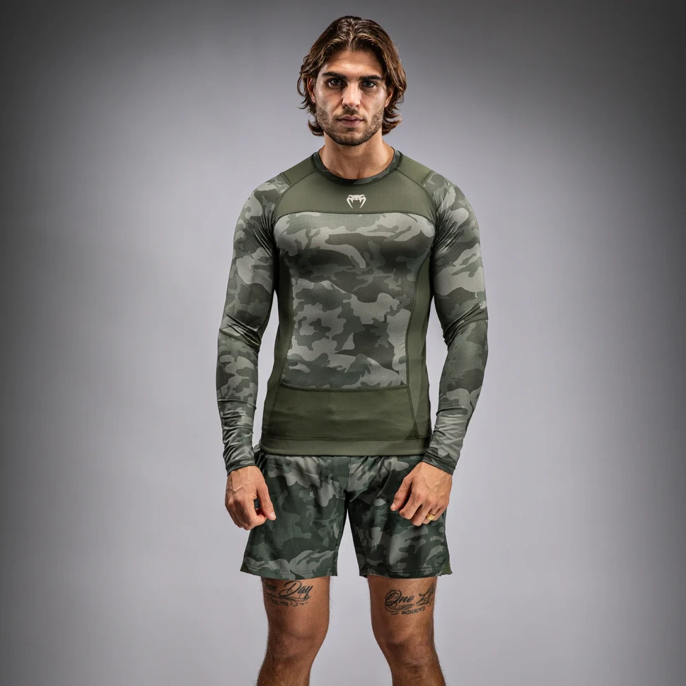 Рашгард Venum G-Fit Air Men's L-S Rashguard - Army Camo Ven05008-534