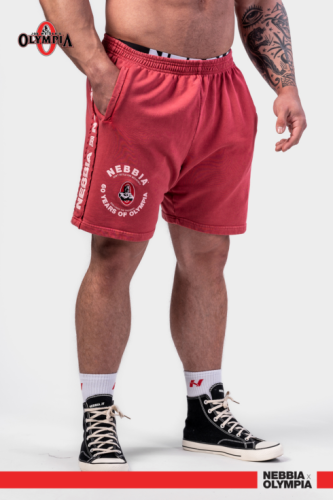 Шорты Nebbia Washed Sweat Shorts LEGEND 786 Red