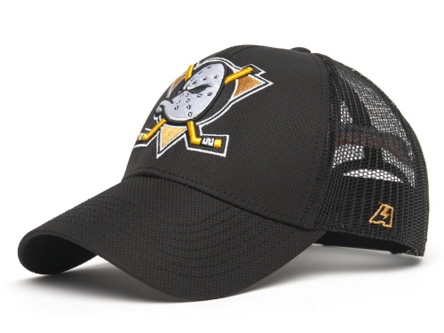 Бейсболка ATRIBUTIKA & CLUB Anaheim Ducks, черн.-сер. 31396 (55-58)