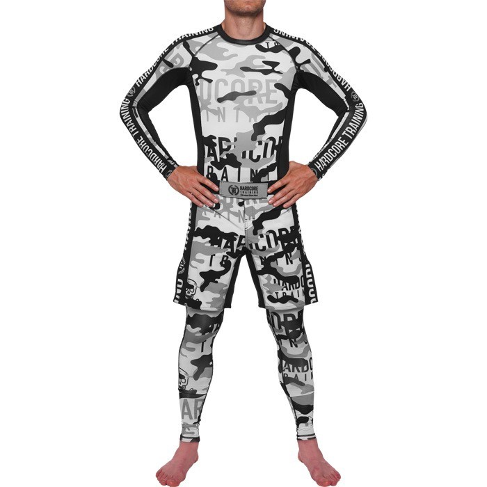 Рашгард Hardcore Training Camo 2.1 LS Grey hctrash0249