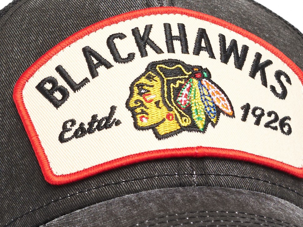 Бейсболка ATRIBUTIKA & CLUB Chicago Blackhawks, сер. 31107