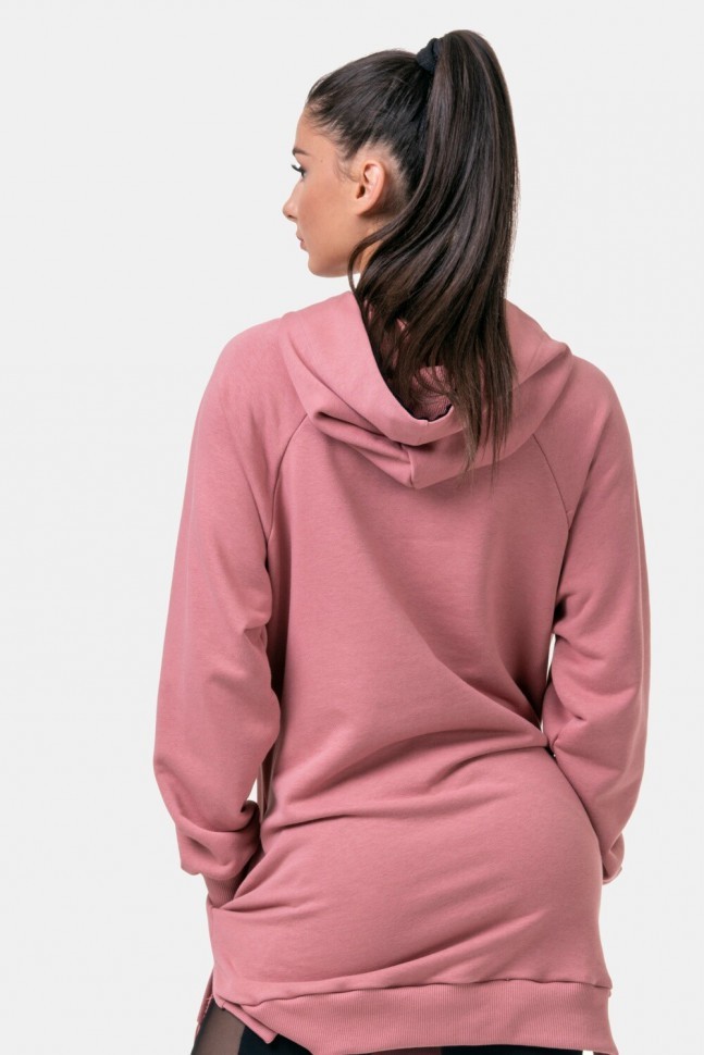 Толстовка Nebbia 580 Everyday HERO Long Sweatshirt with a hoodie Marron